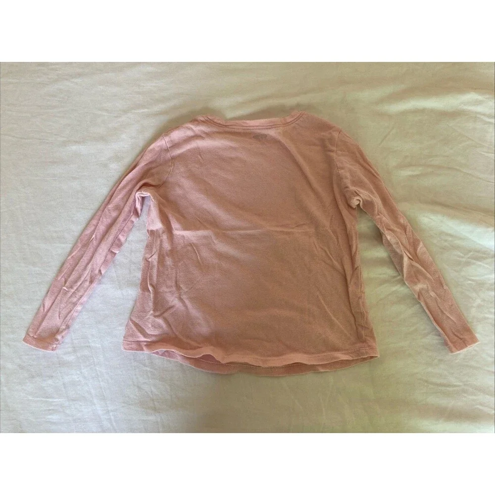 4T Old Navy girl clothes - 1 piece long sleeved shirt | pink ballerina theme